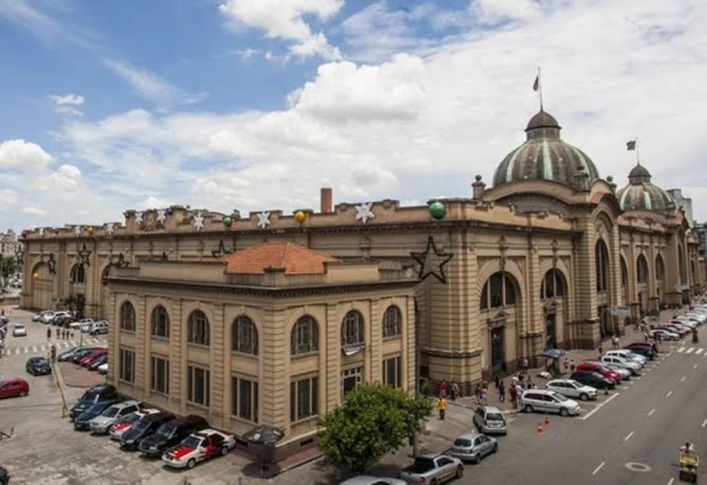 Fachada do Mercado Municipal Fachada histórica do Mercado Municipal de São Paulo